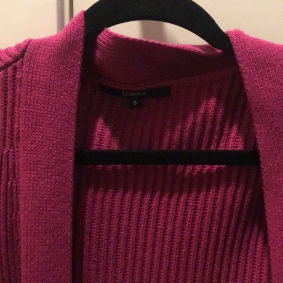 Quince - 100% Organic Cotton Oversized Cardigan - Picture 2 of 4